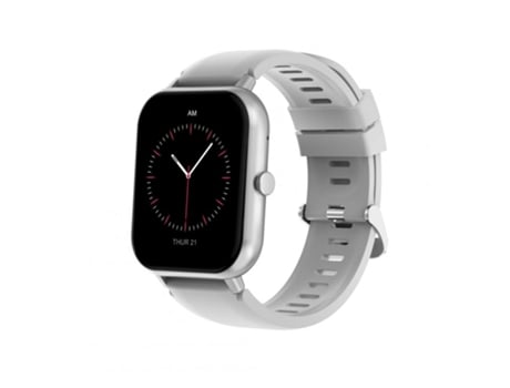 Smartwatch 63Ewe Llamada Bluetooth Monitor de frecuencia cardíaca y presión arterial Plata