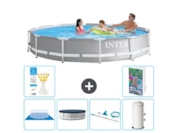 Intex Piscina Prism Frame Redonda - 366x76 Cm - 7-peças S119
