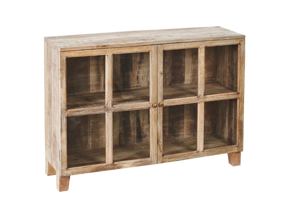Vitrina 120 x 35,5 x 88,5 cm Madera de mango
