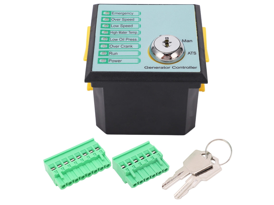 2026velora-controlador De Generador Diesel Asm168 Con Panel De Control Automático De Arranque Led Dc8.0‑45v