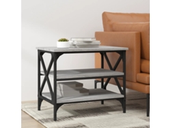 Mesa auxiliar  Mesa auxiliar  Mesa auxiliar 55x38x45 cm derivados de madera Sonoma gris Wsd836622 Lovely Home