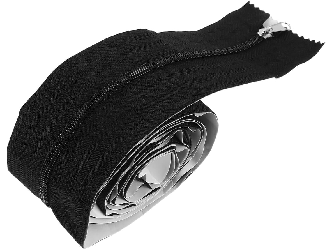 Cremallera Autoadhesiva De Doble Cara De Alta Resistencia Para Puertas, A Prueba De Polvo E Impermeable Para Lonas.