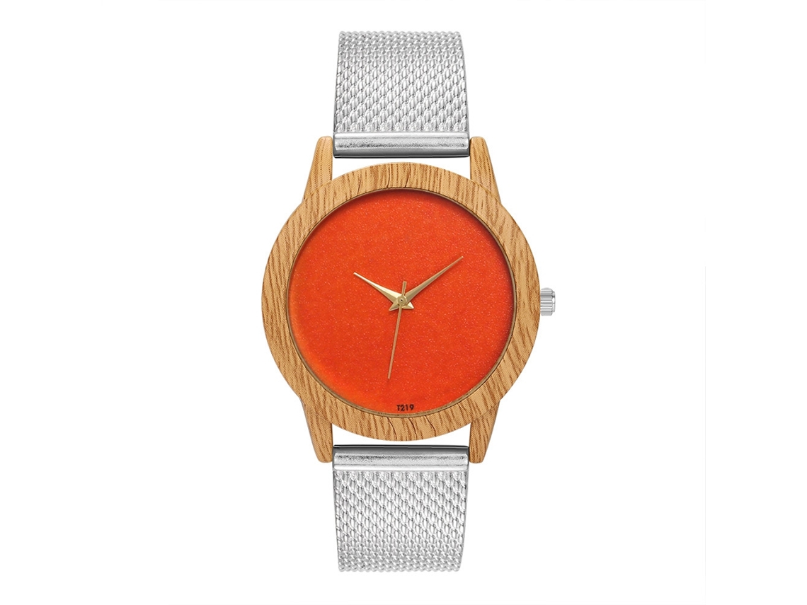 Reloj Analógico De Cuarzo Con Correa De Malla Clásico Para Mujer Y Hombre (plata)