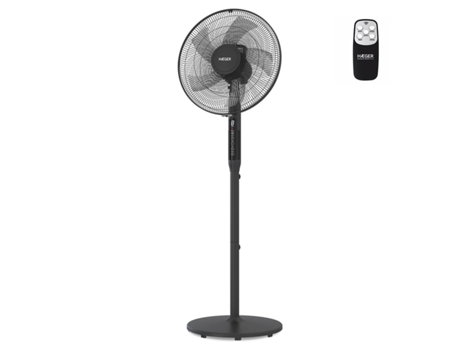 Ventilador de Pie HAEGER Premium Black (3 Velocidades - 45 W)