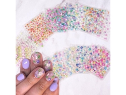 30 Láminas De Pegatinas Para Uñas Con Flores, Autoadhesivas, Bonita Decoración Para Uñas Acrílicas.