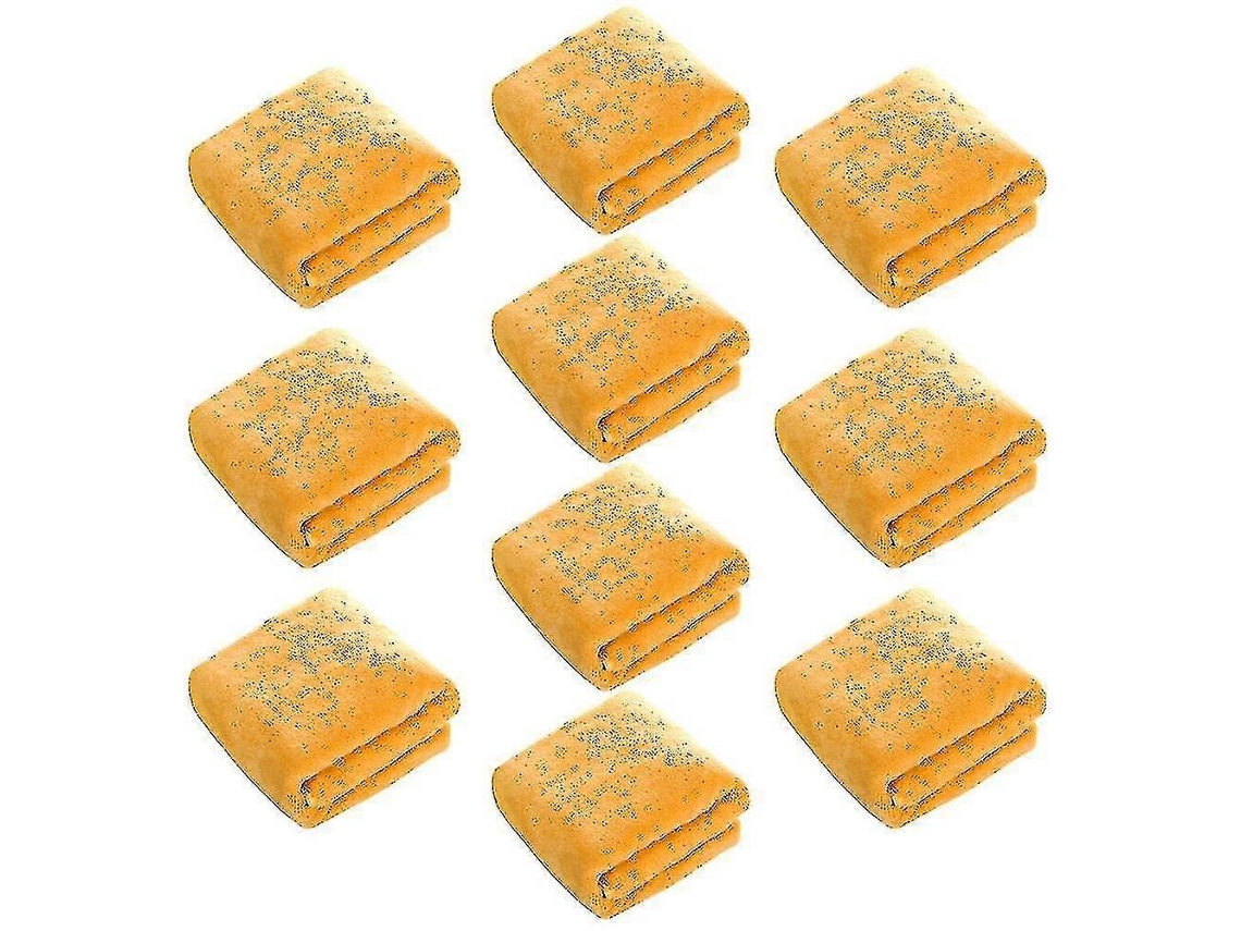 Toallas de peluquería (paquete de 10) de secado rápido para cabello, manos y rostro. Para usar en casa, salón, spa y barbería. Rosewell.
