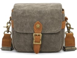 Mochila De Lona Impermeable Para Cámara Dslr, Bolsa De Fotografía Para Llevar Al Hombro C