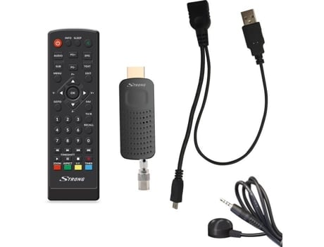 STRONG Srt82 Full HD Dvb-Ttt Decodificador Hdmi Dvb-T2 Compatible con Receptor/Sintonizador De Tv Hevc265 con Dvr Hdmi Por Función