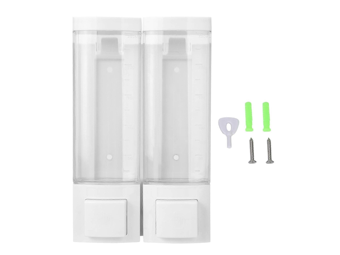 Dispensador manual de jabón líquido, champú y gel de ducha para baño Rosewell de pared
