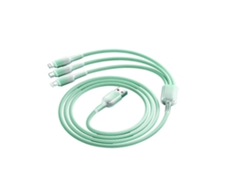 Vylara Cable De Carga Rápida De 66w Trenzado, 3 En 1 (lightning/micro/usb-c), Compatible Con Dispositivos Android Y Apple