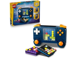 Consola retro 3 en 1 Lego® 31380 Creator: una consola que se convierte en una máquina recreativa o un ordenador.