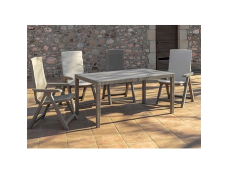 Conjunto De Jardín Florida 3 Taupe
