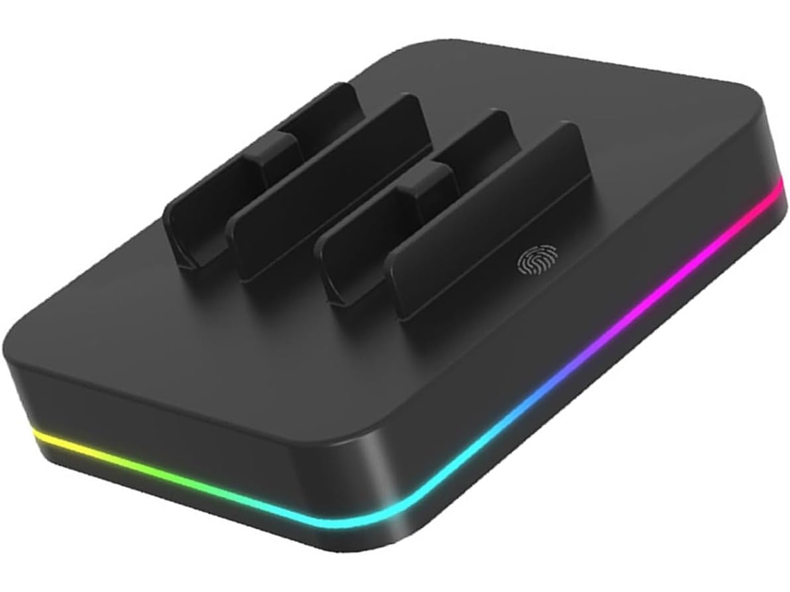 Estación De Carga Múltiple Para Mandos De Juegos Ns2, Carga Simultánea Para 4 Mandos, Tecnología Inteligente.