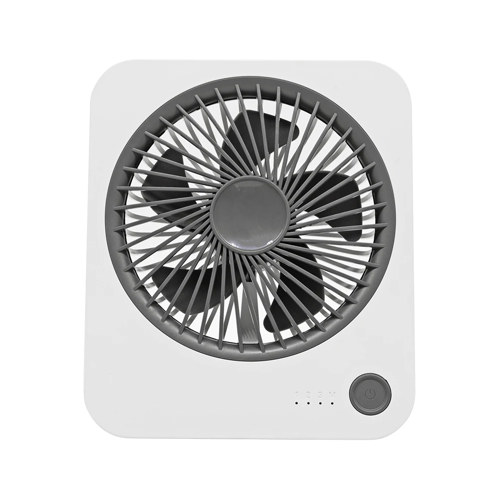 Ventilador De Escritorio Portátil (blanco), Ultrafino, Silencioso, Adecuado Para La Oficina, El Hogar Y El Dormitorio.