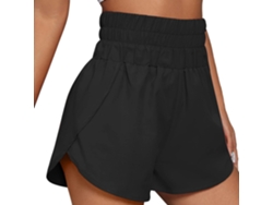 Pantalones cortos deportivos informales para mujer con cintura elástica. SFUSHOS