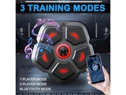 Negrokaload Máquina Boxeo Electrónica Inteligente Ritmo Objetivo Musical Luces Rgb Música Boxeo Artes Marciales Entrenamiento