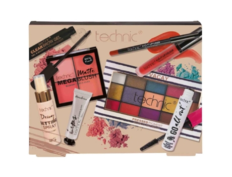 Coffret Maquilhagem 8 Peças TECHNIC