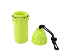 Caja Seca Cilíndrica Para Buceo, Snorkel Y Subacuático, Impermeable, Con Cierre Hermético Y Clip, Color Amarillo