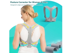 Corrector De Postura Ajustable Para Mujeres Y Hombres: Alinea La Columna Vertebral Y Alivia El Dolor De Espalda, Hombros Y Cuello.
