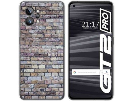 Carcasa para Realme GT 2 Pro 5G TUMUNDOSMARTPHONE Dibujos Ladrillo 02 Multicolor