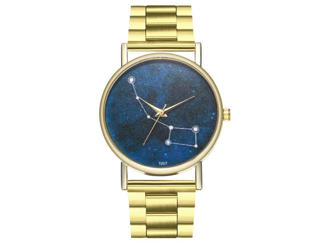 Reloj De Pulsera Unisex Clásico De Cuarzo Con Esfera Redonda Y Brazalete Informal De Acero.