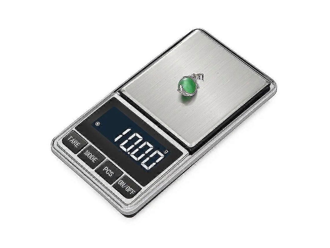 Báscula eléctrica para joyería, precisión de 0,01/0,1 g, compatible con oro, minibáscula C16