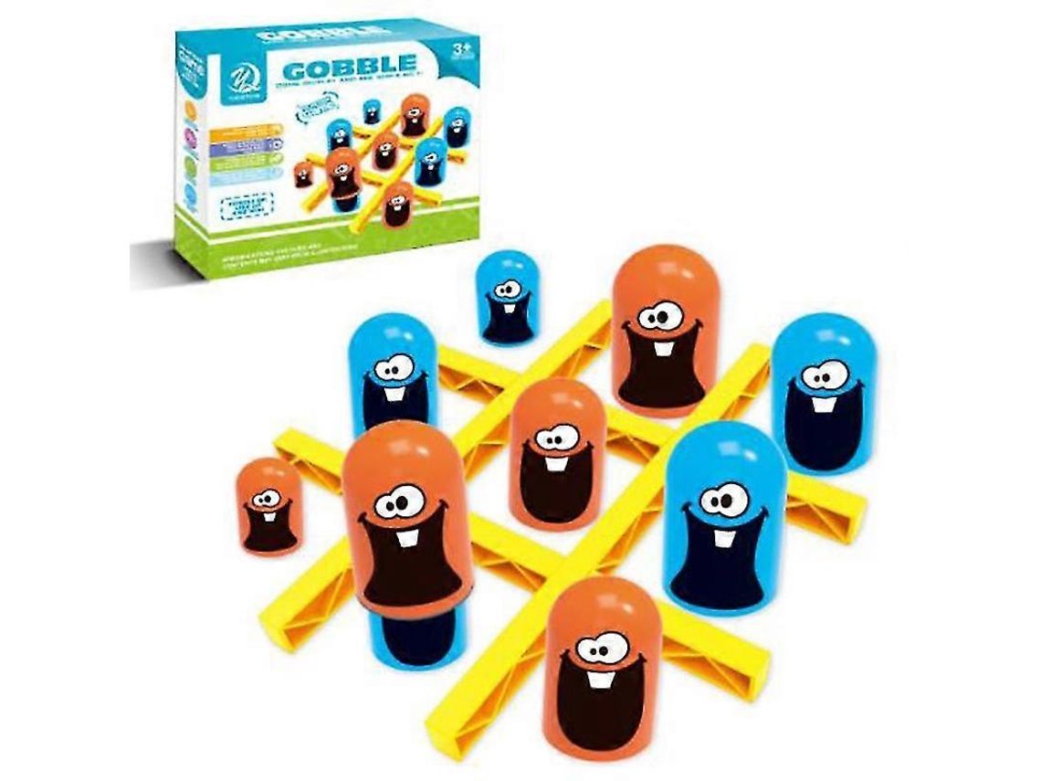 Juego de mesa intelectual de plástico para niños, Gusshious Tres en Raya, juguete infantil