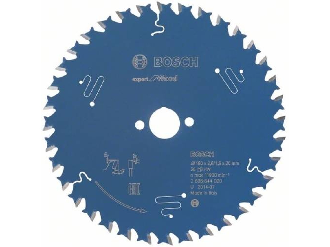 Disco de Sierra Circular BOSCH Expert para Madera 160x20x2.6 mm - 36