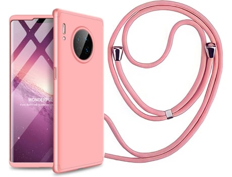 Funda Huawei Mate 30 Pro Slim Armor 360º con Collar Rosa