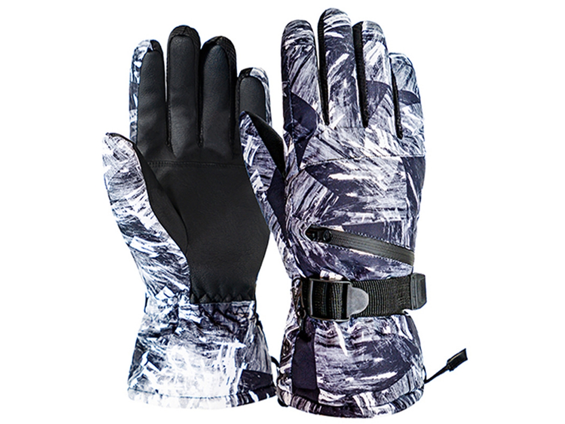 Guantes de esquí para hombre, impermeables, para nieve en invierno