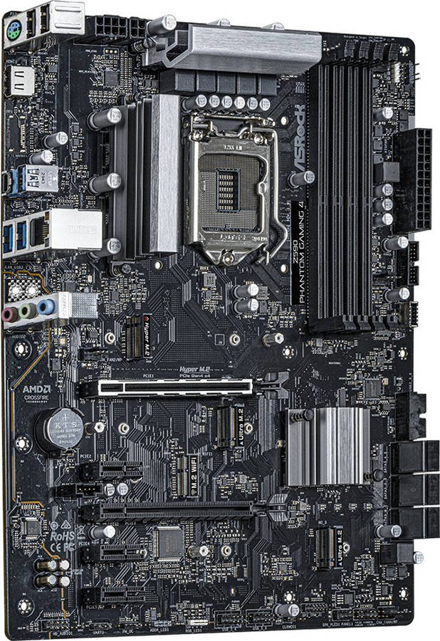 Placa Base Asrock z590 phantom gaming 4 socket lga 1200 intel atx microatx ddr4 s1200