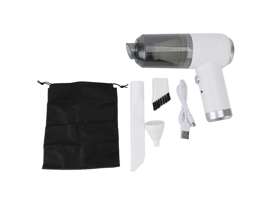 Aspiradora De Mano Inalámbrica De 7000 Pa, 120 W, 50000 Rpm Para El Hogar Y El Coche - Teclado Blanco