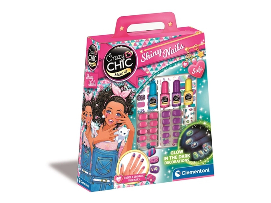 Set de esmaltes de uñas para niños CLEMENTONI Nails (6 anos)