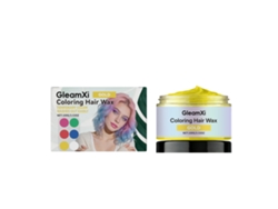 Tinte temporal amarillo para el cabello