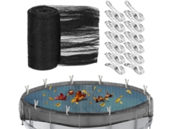Cubierta Para Piscina, Red De Protección Con 12 Clips: Red Protectora Contra El Agua Y El Sol Para Mascotas Y Niños,