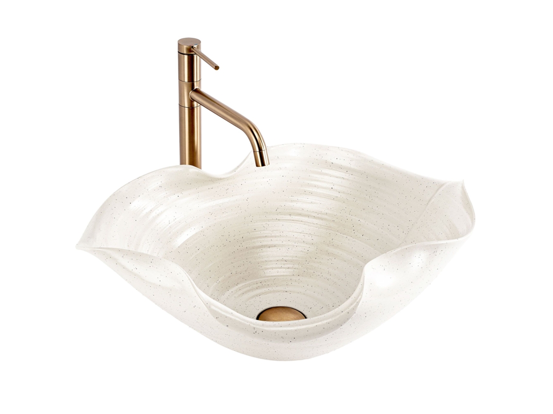 Lavabo sobre encimera Rea Hm 02 Beige