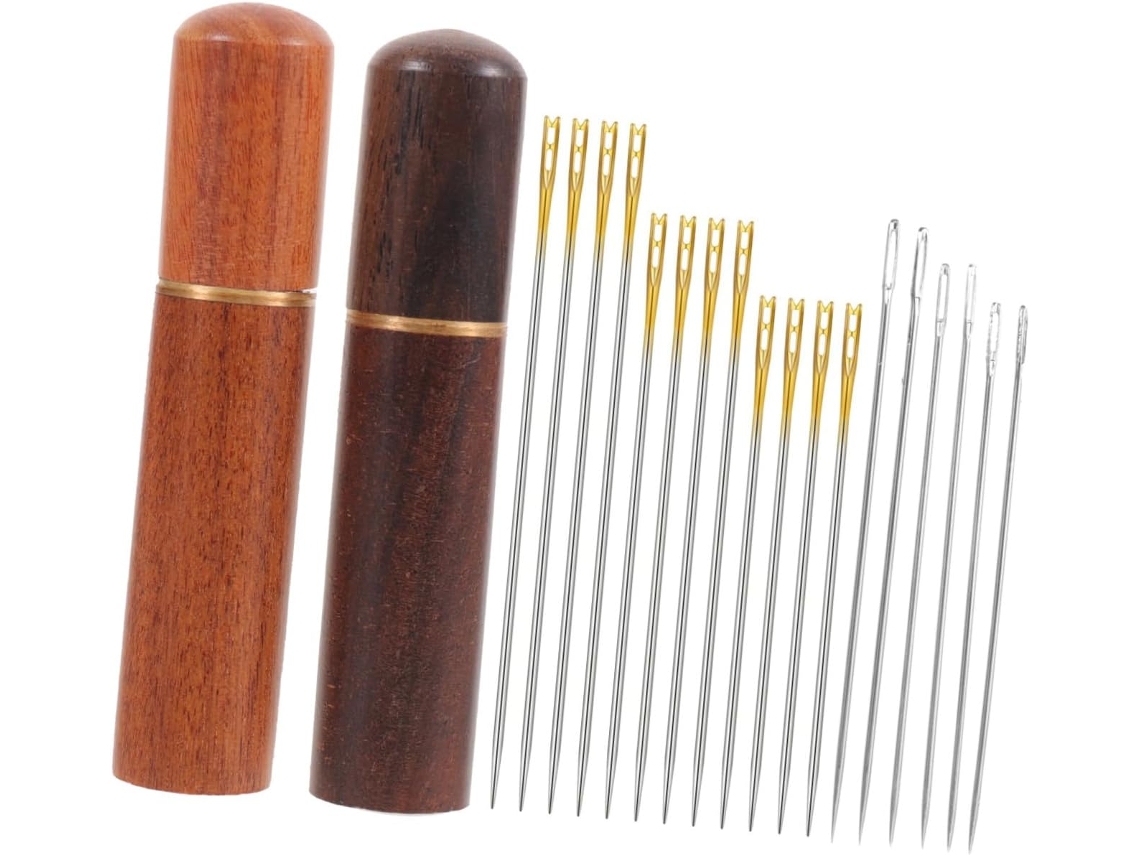 Agujas De Coser Autoenhebradas Con Estuche