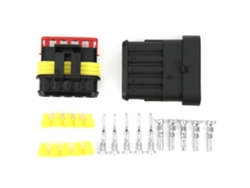 Yncm2026-kit De Conectores Eléctricos Impermeables Para Coches Con Conector Macho Y Hembra Cable De Alambre 7050