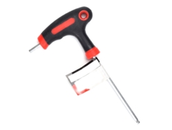 Llave Hexagonal En Forma De T Con Mango Extendido, Acero Aleado, Agarre Cómodo, Herramienta Portátil Para Reparación De Bicicletas, 4 Mm
