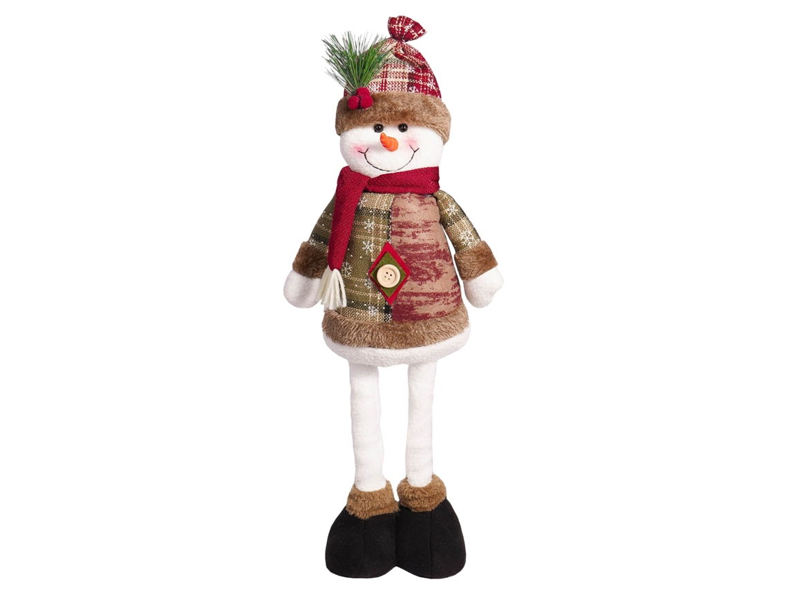 Muñeca navideña telescópica para decoración festiva