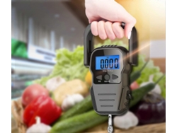 Balanza De Equipaje Electrónica Con Lcd Retroiluminado Y Pilas Incluidas, Medida De 50 Kg Y Cinta Métrica 1.6m