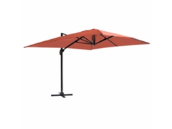Sombrilla Déporté 4x3 M Rectangular Inclinable Y Giratoria 360° OVIALA