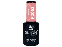 Esmalte de uñas en gel color 2063 10 ml morado profesional