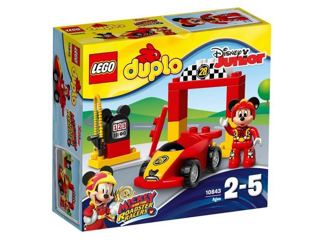 LEGO Duplo: Mickey Racer - 10843 (Edad Mínima: 2 - 15 Piezas)