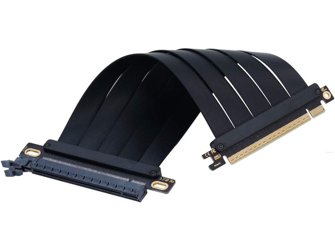 1 Cable Pcie4.0 16x De 20 Cm De Longitud Para Gpu, Blindado Con Abs, Para Transferencia De Datos De Servidor De Alta Velocidad.