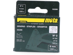 Grapas Número 3 de 6Mm 1000 Uni Gg306 MOTA HERRAMIENTAS