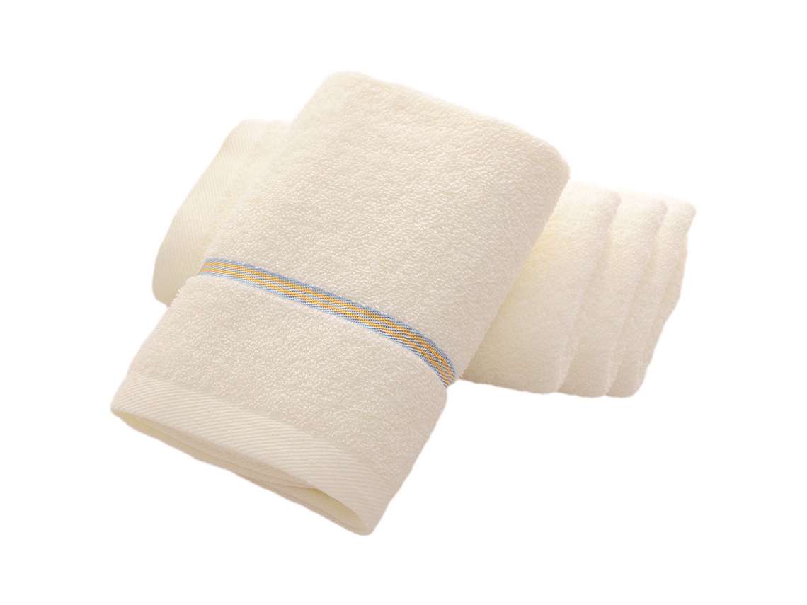 Conjunto de Toallas de Mano Suaves y Absorbentes para Baño y Rostro de Algodón Beige Kofihety - 4 uds (33x20x10 cm)
