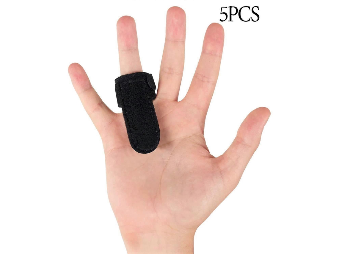 5pcs Muñequera De Soporte Para Dedos En Gatillo - Rectifica, Estabiliza Y Alivia Dolor En Pulgar, Índice, Medio Y Menique