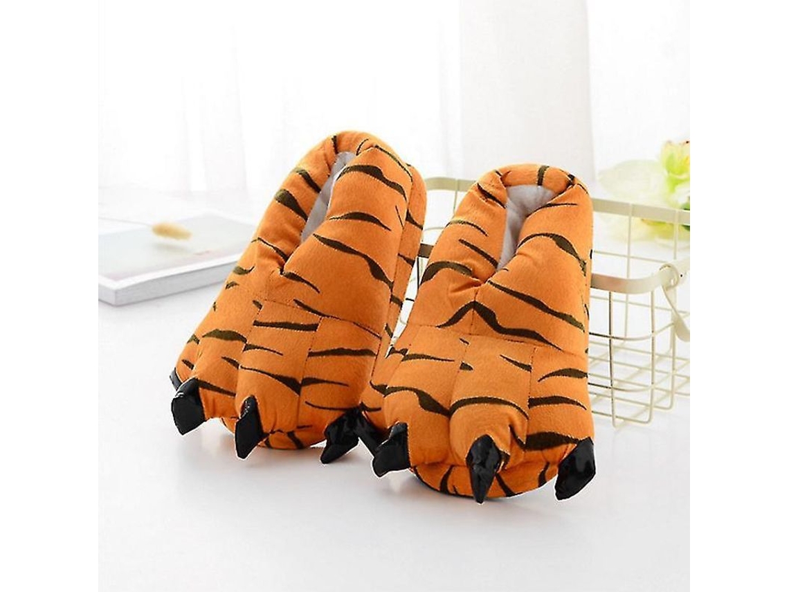 2026-zapatillas De Pata De Animal Felpudas Para Adolescentes Y Adultos Tallas 27-44 Cosplay Divertidas Calientes Antideslizantes