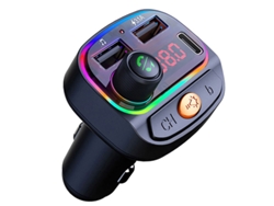 Adaptador de música para coche Bluetooth 5,0, receptor y transmisor Fm, Kit de coche, reproductor de Audio Mp3, 3.1A, Usb tipo C, cargador rápido CHRUI